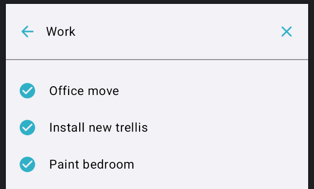 Active search view