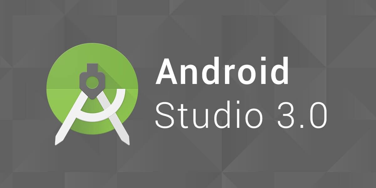 Android Studio 3.0 with logo